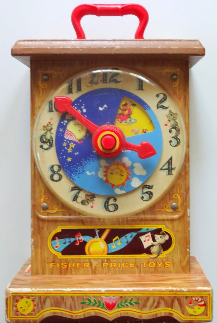 997 Music Box Tick-Tock Clock