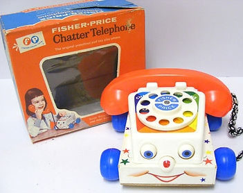 fisher price toy telephone vintage