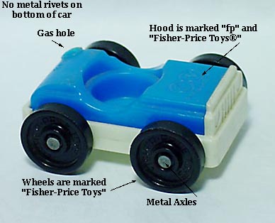 fisher price blue car