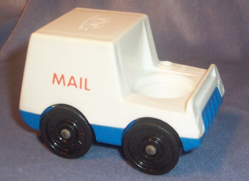 mail truck toy fisher price