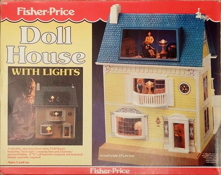 dollhouse with working lights