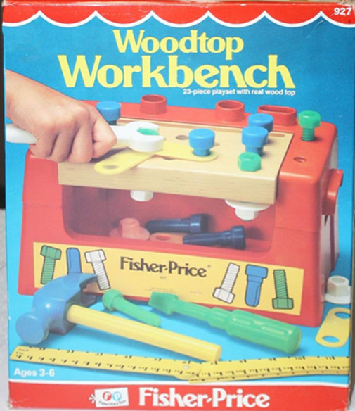 fisher price toddler workbench