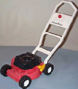 fisher price toy lawn mower