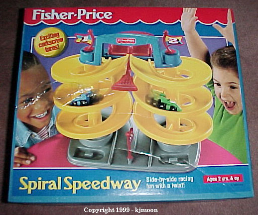 fisher price spiral speedway cars