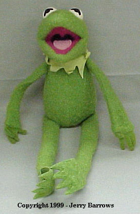 kermit the frog hand puppet with legs