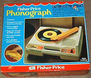 fisher price portable record player
