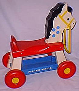 1976 fisher price riding horse