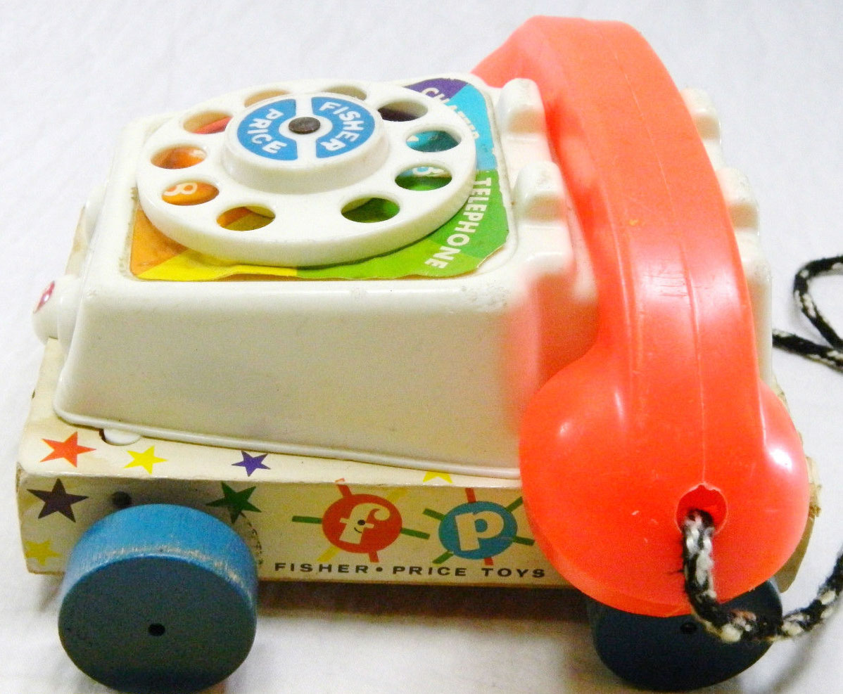 Chatter Telephone Toy Vintage 1961 Fisher-Price