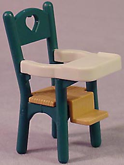Fisher Price? Loving Family Doll House Green Camp/Fishing Stool Chair